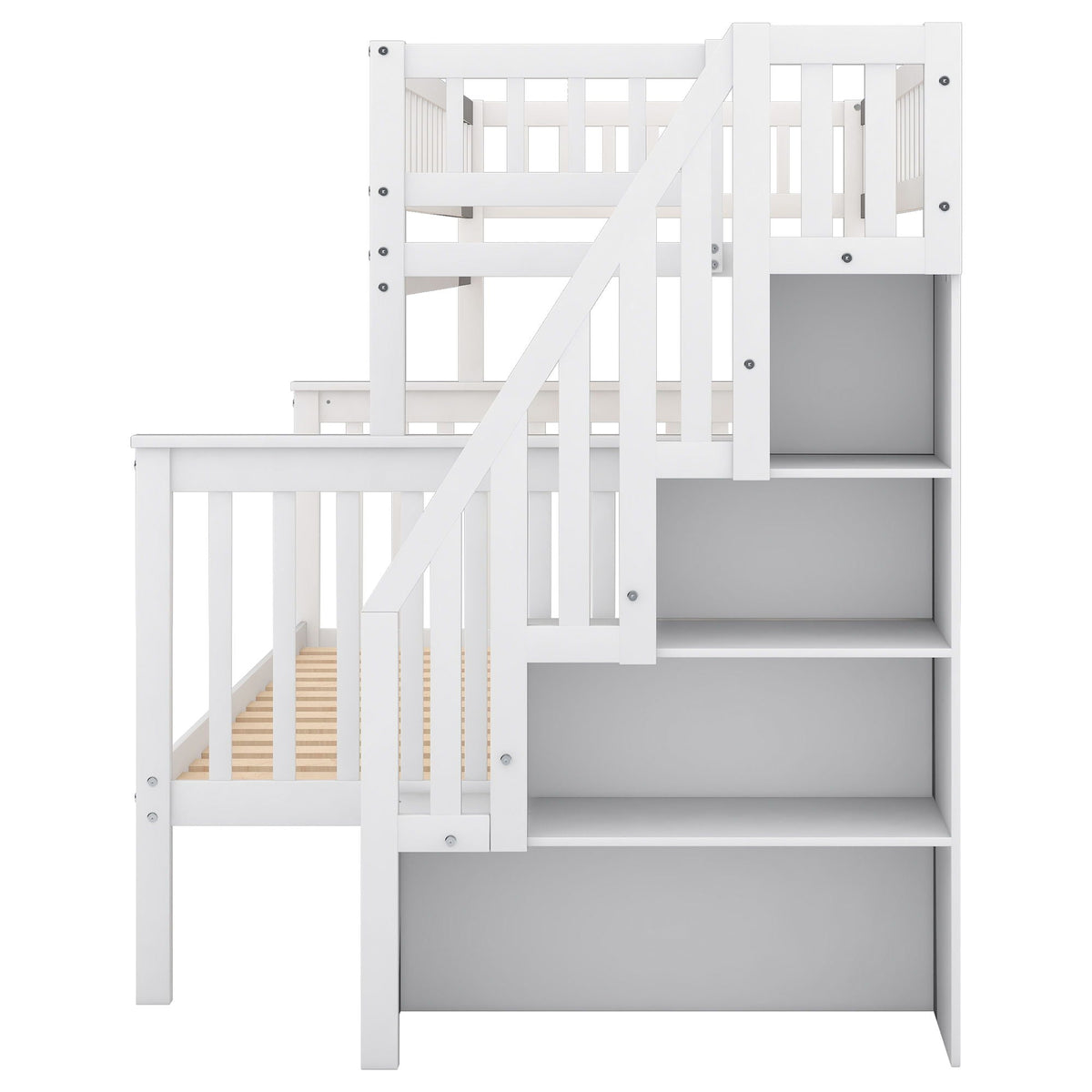 Bunk Bed with Staircase