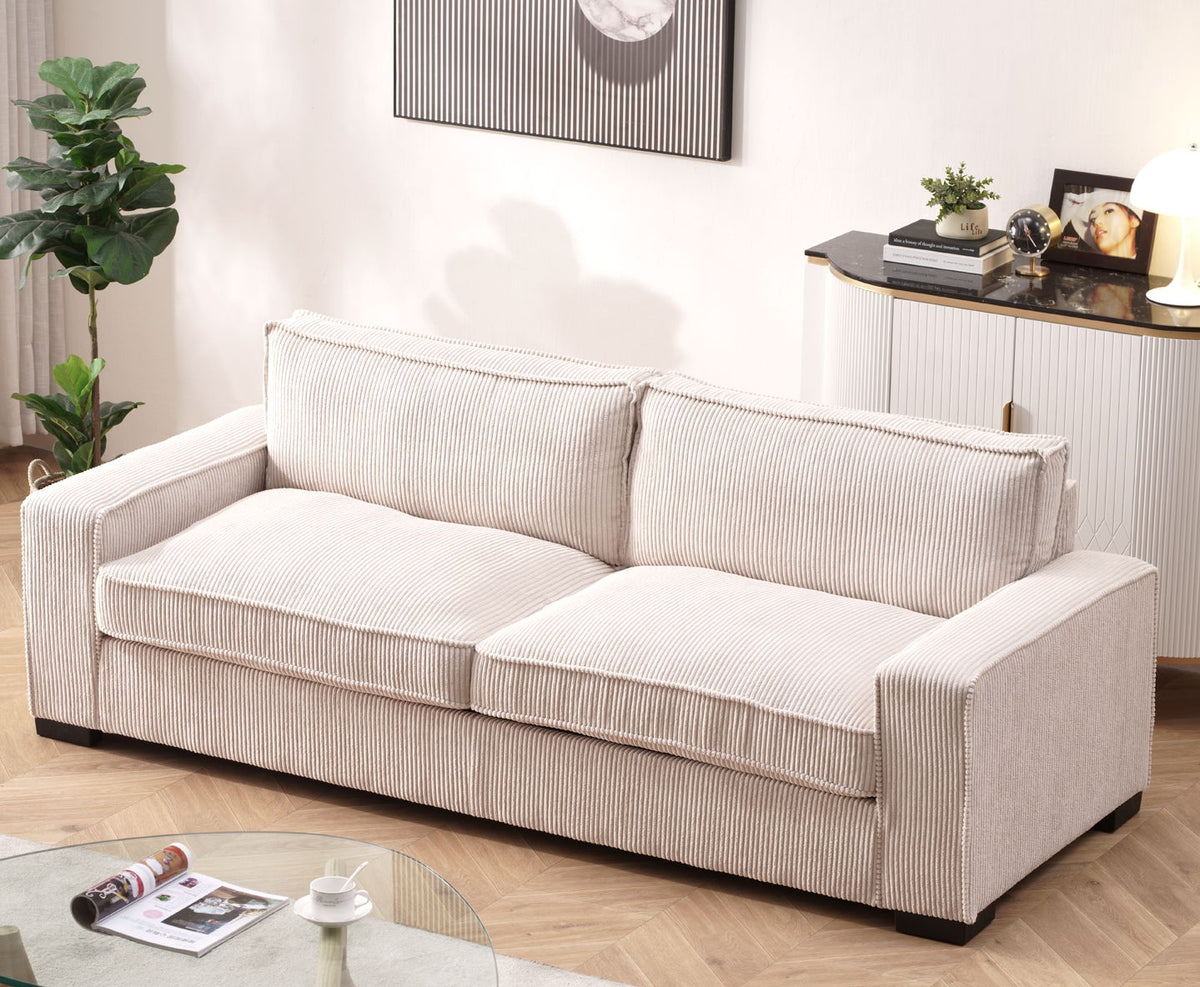 Luxe Sofa with Sleek Design, Spacious & Comfortable 3 – Seater Couch