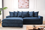 Luxe - Oversized 2 Piece Sectional Couches, L Shaped Sofa with Chaise