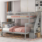 Bunk Bed with Staircase