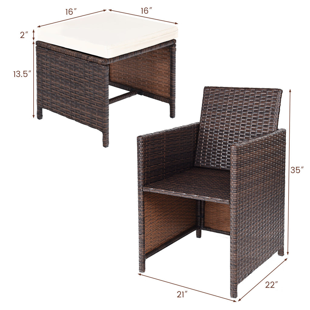 10-Piece Outdoor Patio Dining Set