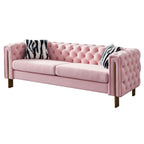 Chesterfield - Modern Tufted Living Room Sofa, 84.25''W Couch