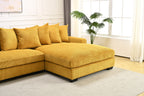 Luxe - Oversized 2 Piece Sectional Couches, L Shaped Sofa with Chaise