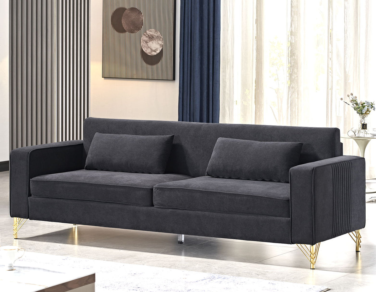 Aesthetic 3-Seater Couch with Classic Modern Appeal & Luxurious Soft Comfort