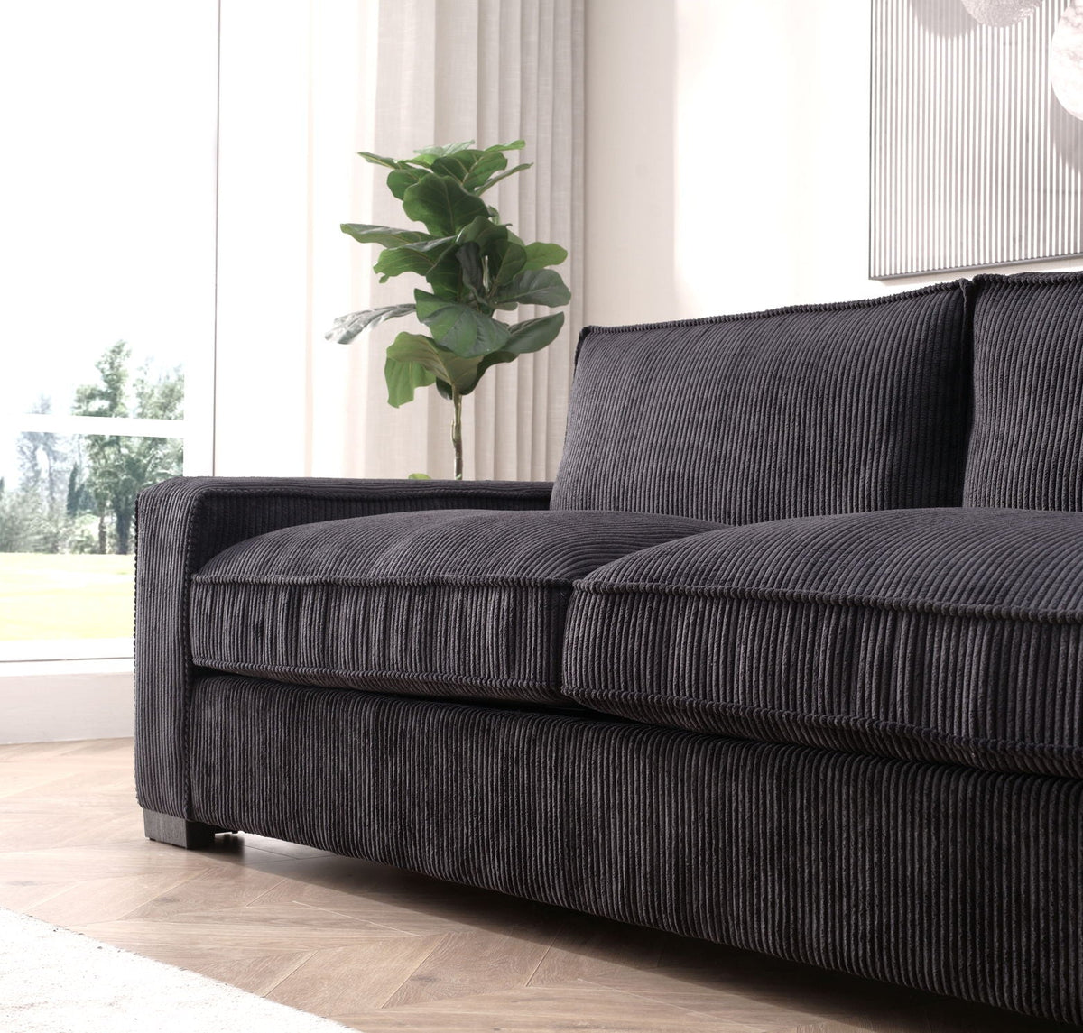 Luxe Sofa with Sleek Design, Spacious & Comfortable 3 – Seater Couch