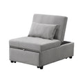 Folding Ottoman Sofa Bed – Gray