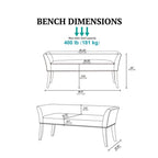 Welburn – Upholstered Bench