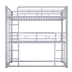Triple Bunk Bed with Sturdy Construction & Space Saving Design