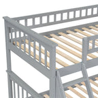 Bunk Bed with Drawers, Convertible Storage Bed