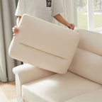 3-Seater Elegant Stationary Sofa