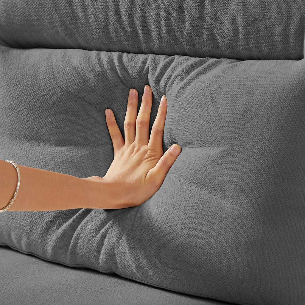 3-Seater Elegant Stationary Sofa