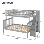 Bunk Bed with Staircase
