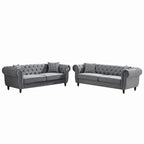 Chesterfield 2-Piece Upholstered Living Room Set