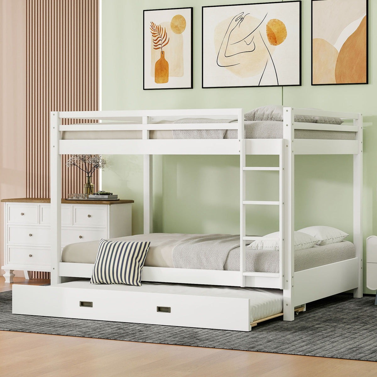 Sturdy Bunk Bed with Ladder