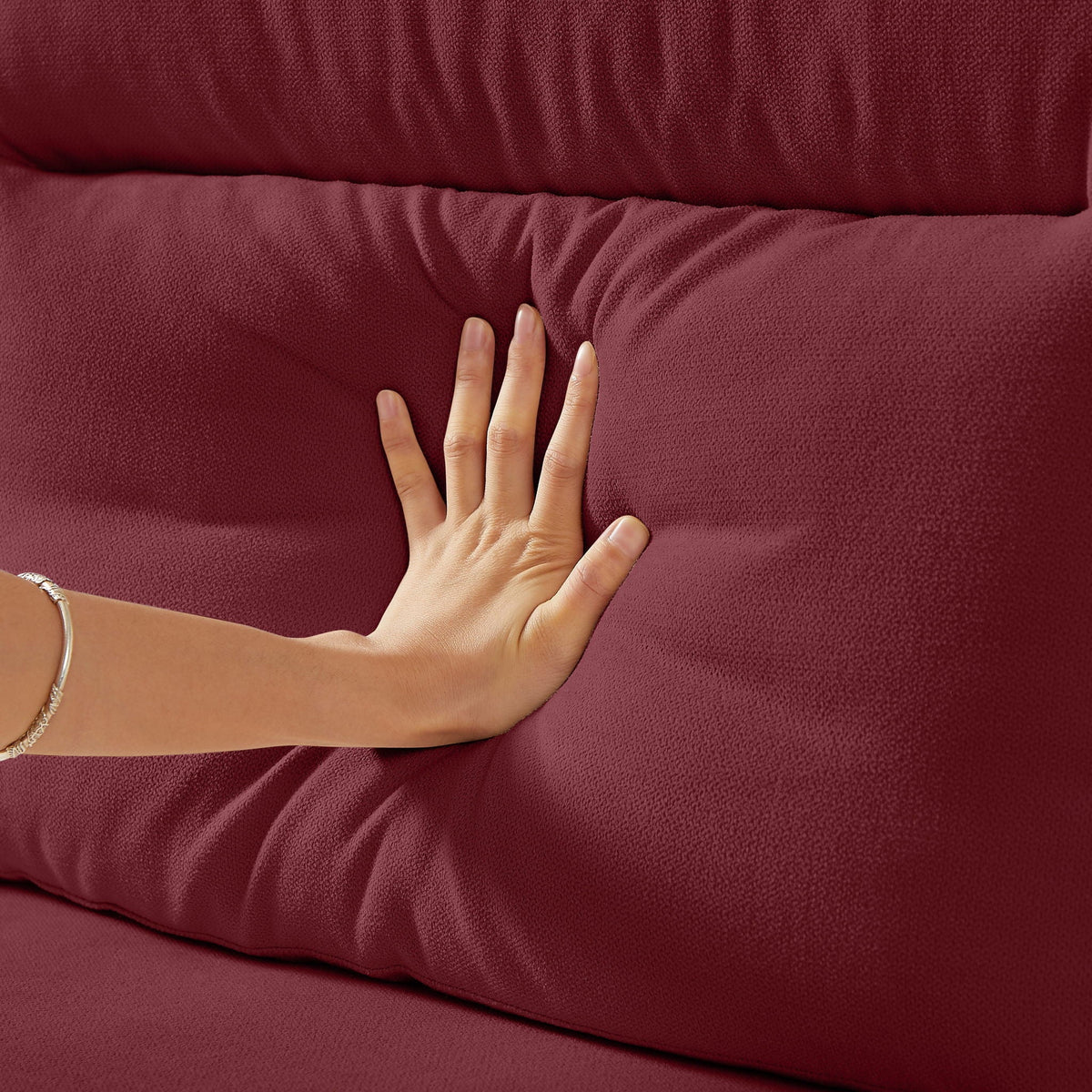 3-Seater Elegant Stationary Sofa