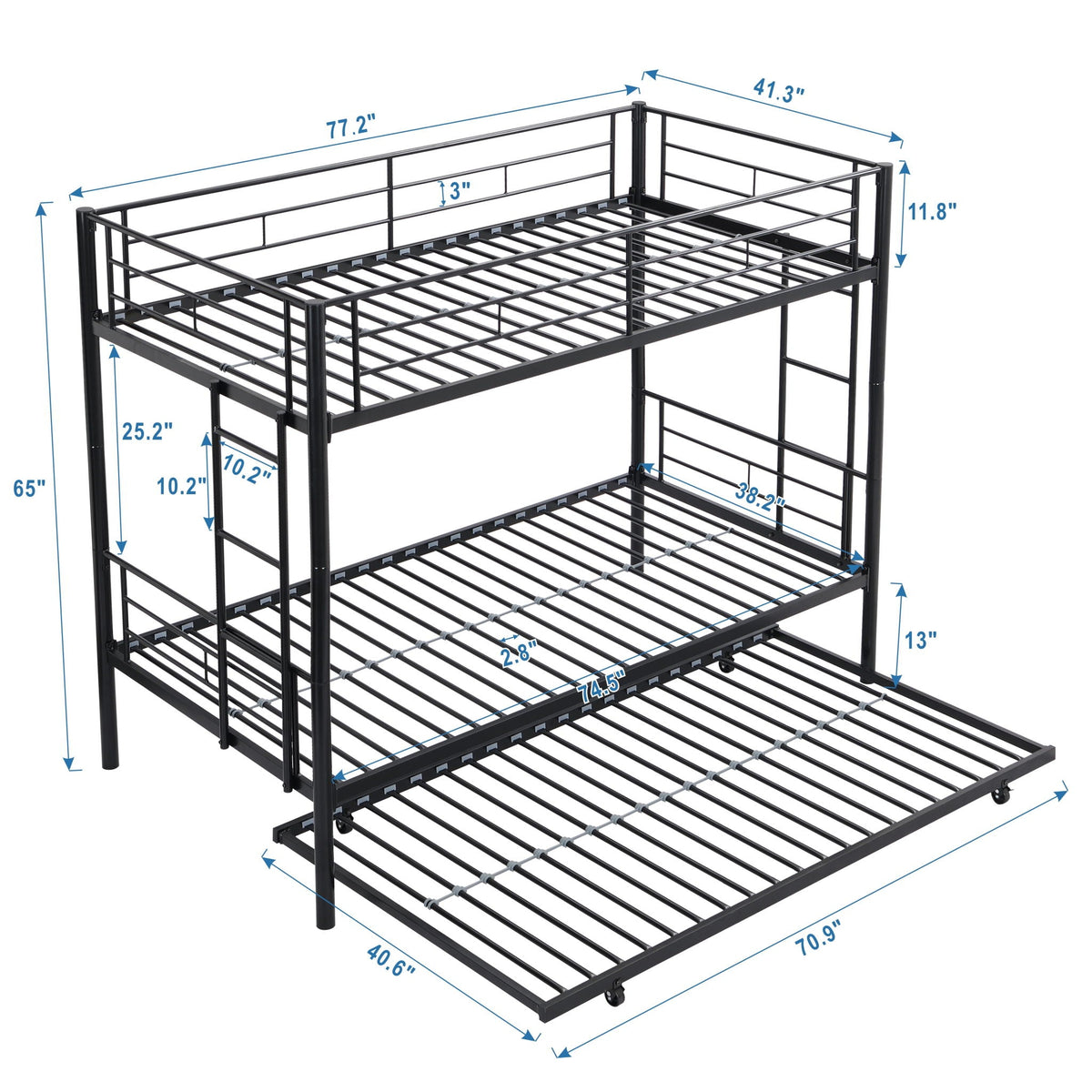 Bunk Bed with Trundle