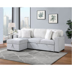 Ford - Reversible Pull Out Sofa Bed – Light Gray