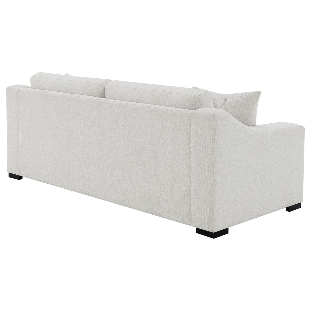 Ashlyn 3-piece Upholstered Track Arm Sofa Set Sand