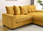 Luxe - Oversized 2 Piece Sectional Couches, L Shaped Sofa with Chaise
