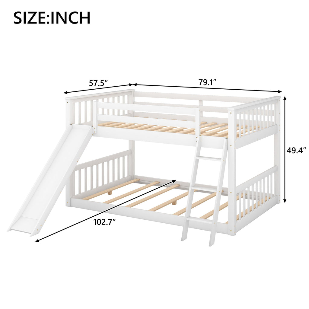 Bunk Bed & Convertible Slide & Ladder