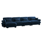 Super Comfort Oversized Modular Sectional Sofa with Movable Ottoman