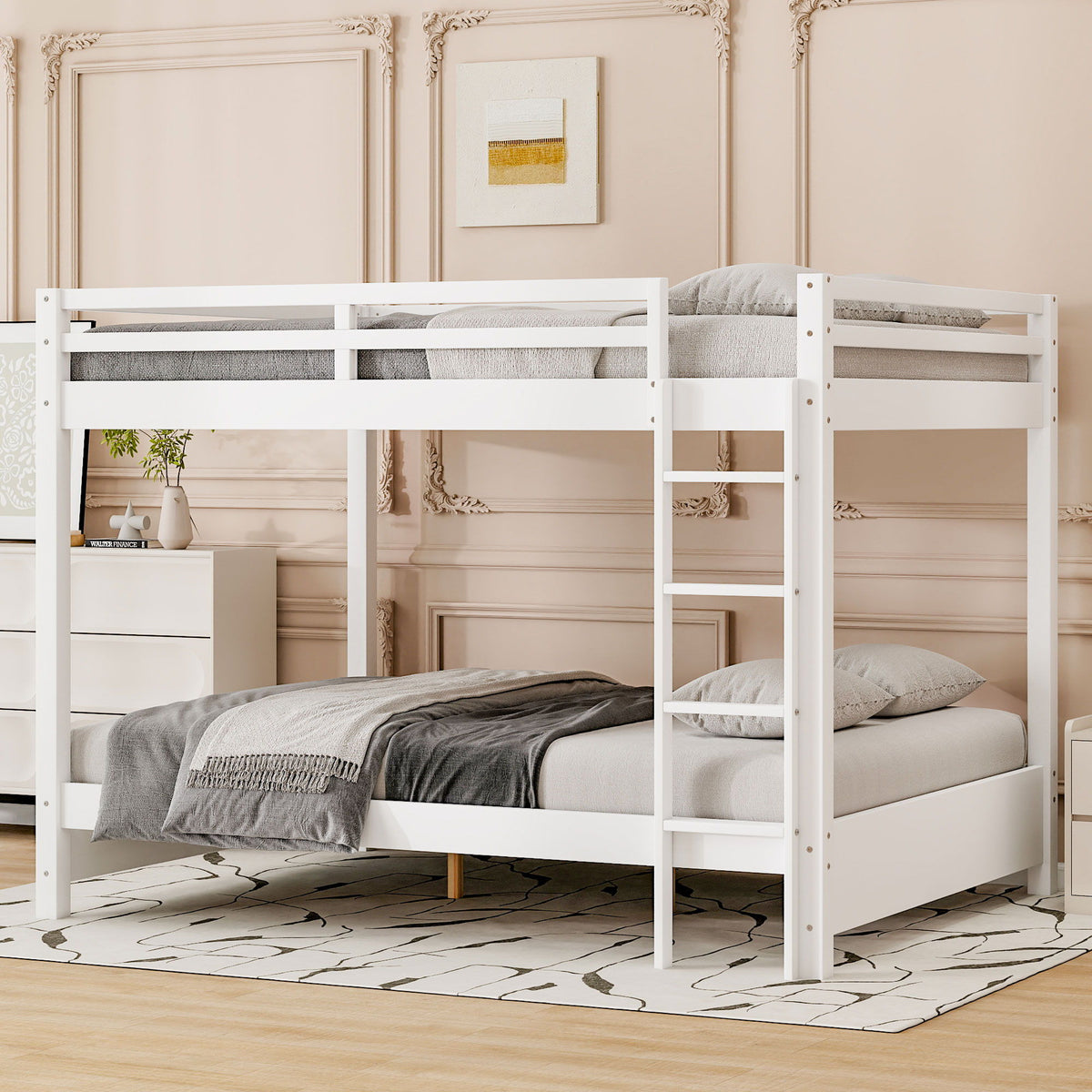 Sturdy Bunk Bed with Ladder