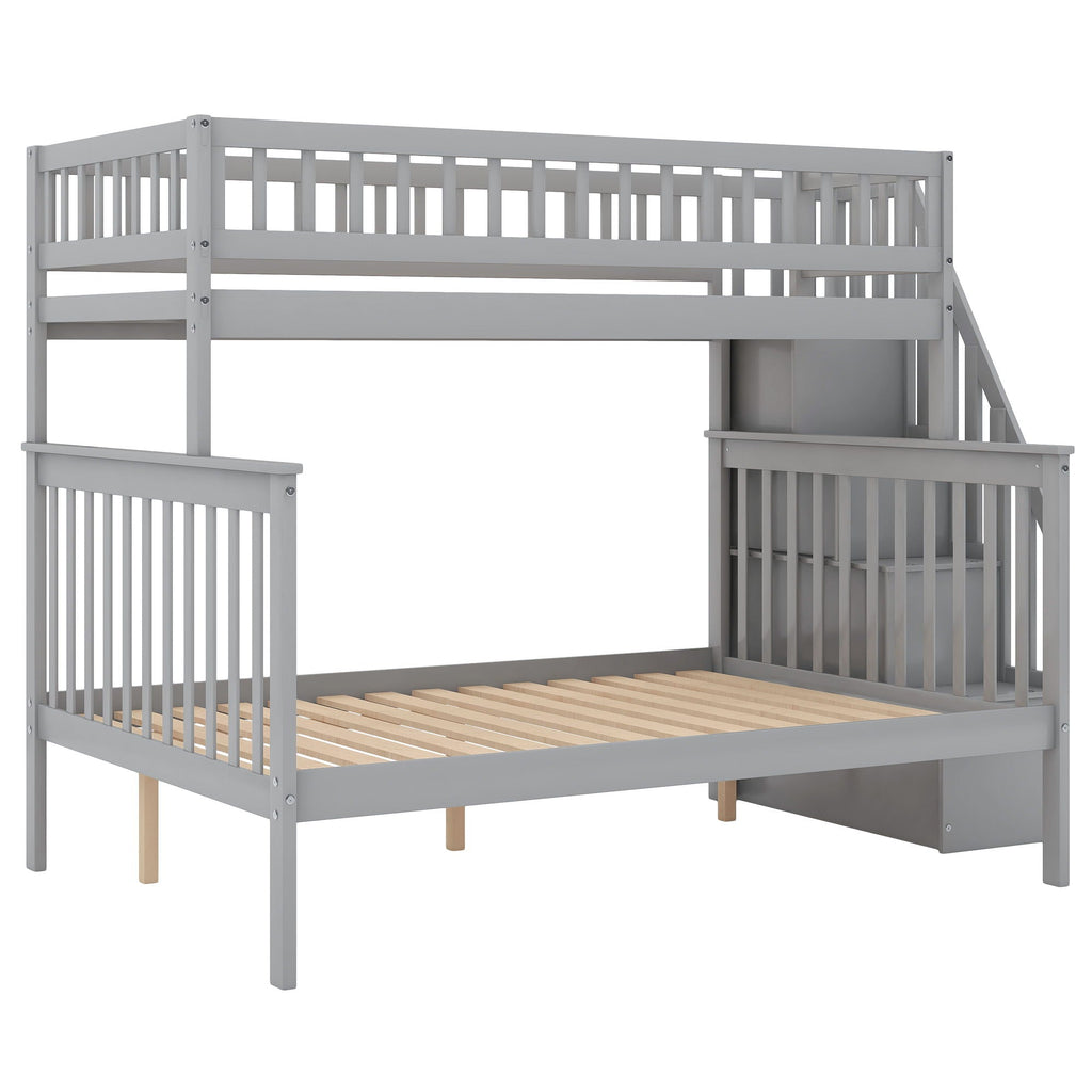 Bunk Bed with Staircase