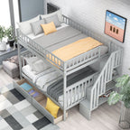 Bunk Bed with Staircase
