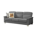 3-Seater Elegant Stationary Sofa
