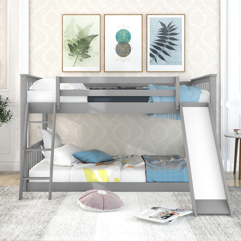 Bunk Bed & Convertible Slide & Ladder