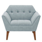 Modern Lounge Chair with Button Tufting