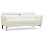 72.5 Inch Modern Fabric Loveseat Sofa Couch with Adjustable Headrest
