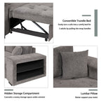 Modern L-Shape 3 Seat Reversible Sectional Couch