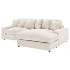 Blaine 105-Inch Reversible Chaise Sectional Sofa – Sand