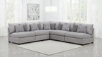Cambria 5-piece Upholstered Modular Sectional Sofa Grey