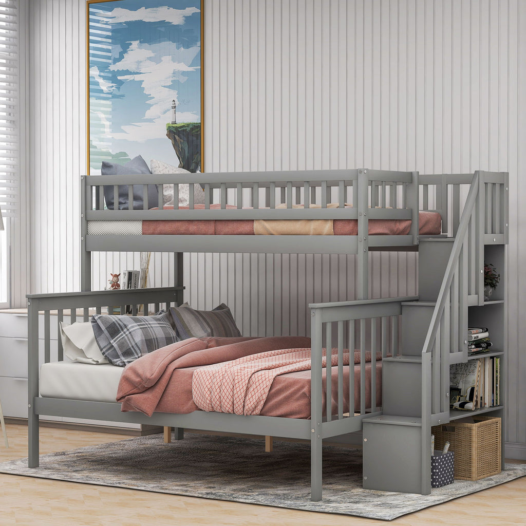 Bunk Bed with Staircase