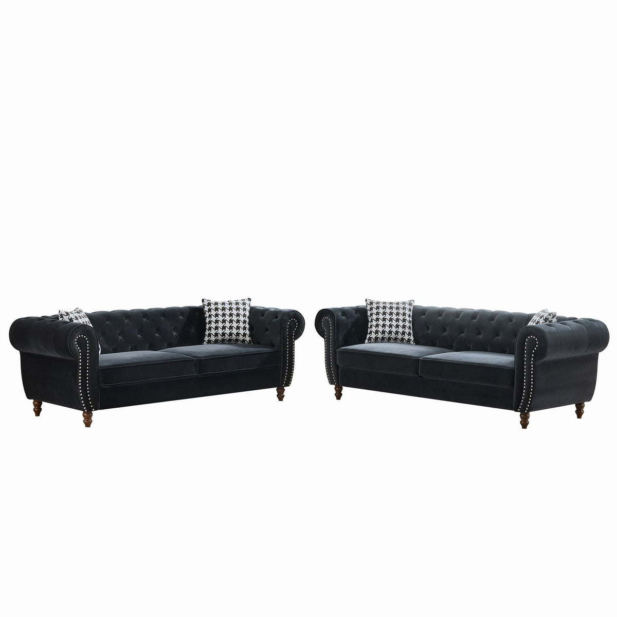 Chesterfield 2-Piece Upholstered Living Room Set