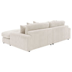Blaine 105-Inch Reversible Chaise Sectional Sofa – Sand