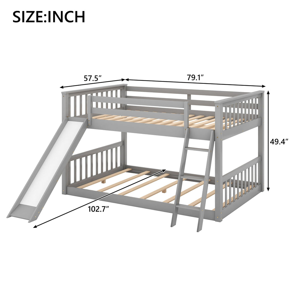 Bunk Bed & Convertible Slide & Ladder