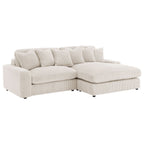 Blaine 105-Inch Reversible Chaise Sectional Sofa – Sand