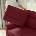 3-Seater Elegant Stationary Sofa