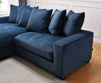 Luxe - Oversized 2 Piece Sectional Couches, L Shaped Sofa with Chaise