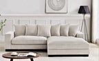 Luxe - Oversized 2 Piece Sectional Couches, L Shaped Sofa with Chaise