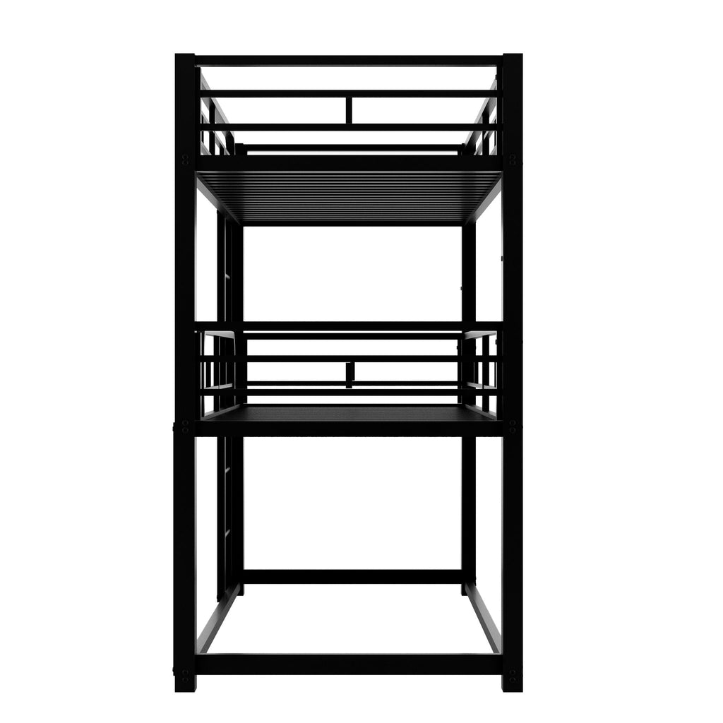 Triple Bunk Bed with Sturdy Construction & Space Saving Design