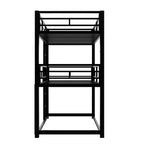 Triple Bunk Bed with Sturdy Construction & Space Saving Design