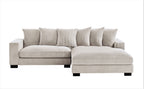 Luxe - Oversized 2 Piece Sectional Couches, L Shaped Sofa with Chaise