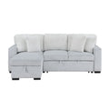Ford - Reversible Pull Out Sofa Bed – Light Gray