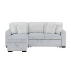 Ford - Reversible Pull Out Sofa Bed – Light Gray