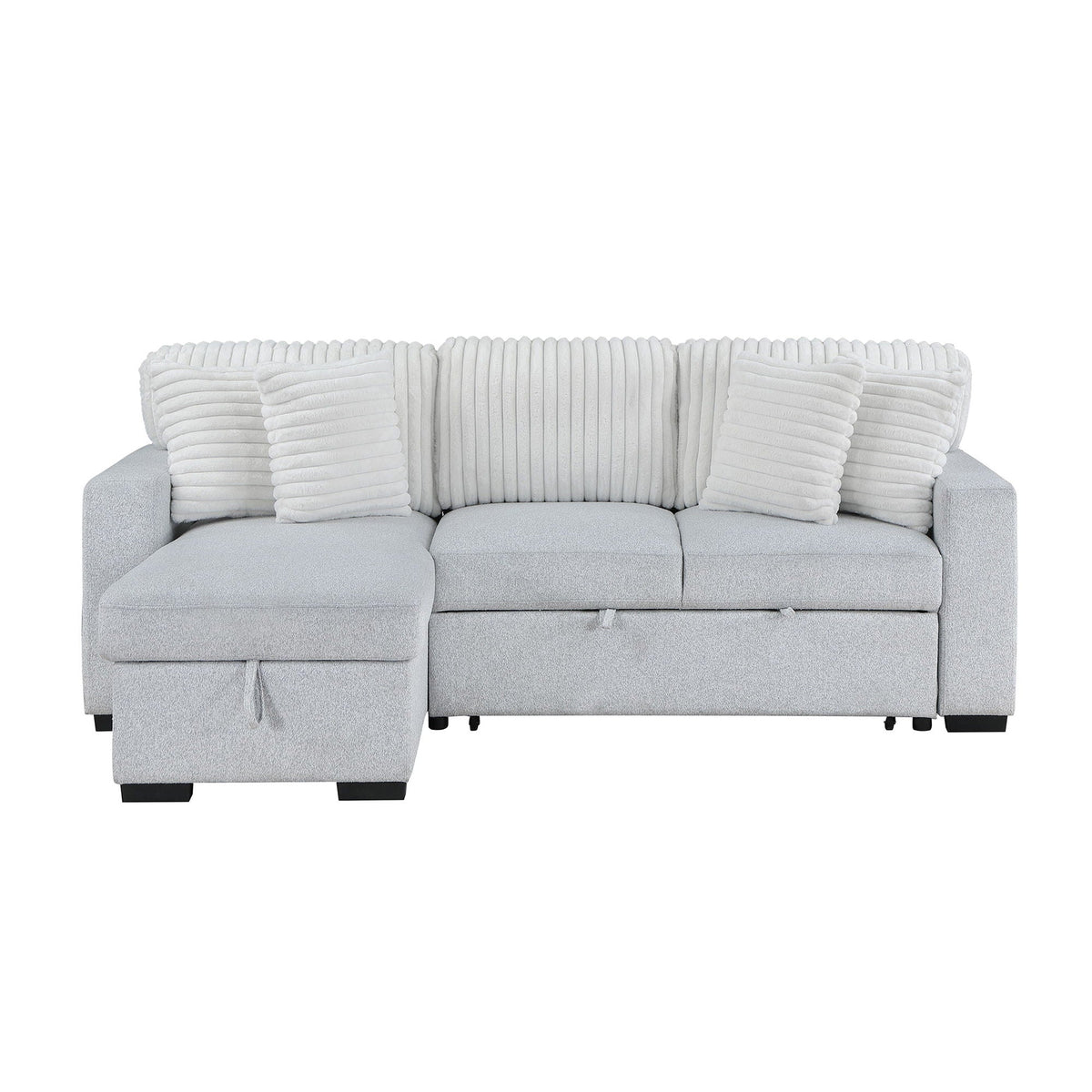 Ford - Reversible Pull Out Sofa Bed – Light Gray
