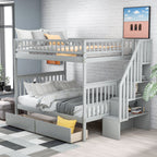Bunk Bed with Staircase